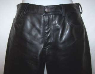 NWT $522 EARL JEANS Leather Pants BARNEYS LuxeRocker~26  