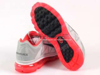 Nike Wmns Air Max+ 2011 Neutral Grey/Solar Red Running 429890 061 