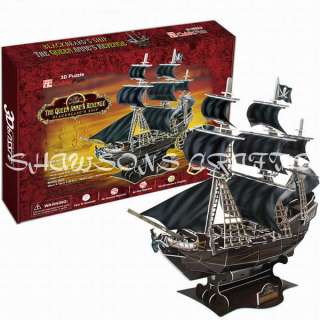 3D PUZZLE PIRATES OF THE CARIBBEAN BLACKBEARDS SHIP  