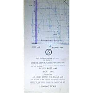 Henry Post AAF (Fort Sill) Oklahoma Air crash Search and Rescue Map 1 