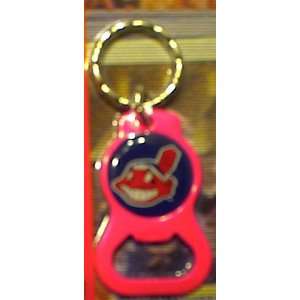  Cleveland Indians Pink Bottle Opener Key Ring Sports 