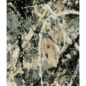   Mist: Number 1: Jackson Pollock Hand Painted Ar: Home & Kitchen