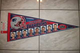 New England Patriots Super Bowl XXXIX Champion Players Pennant  