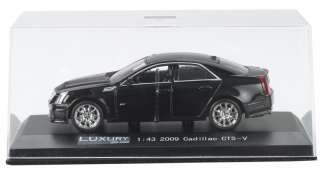 43 2010 CADILLAC CTS V BLACK BY LUXURY DIECAST  