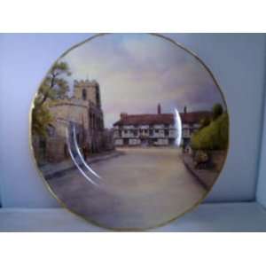 Royal Worcester Cabinet Plate   Falcon Hotel by H. Davis:  