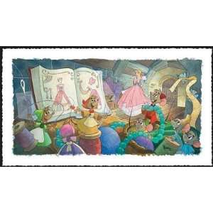   Sew Beautiful   Disney Fine Art Giclee by Toby Bluth