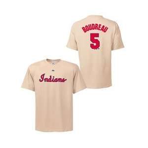  Cleveland Indians Lou Boudreau Cooperstown Name & Number T 
