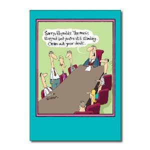  : Musical Chairs Funny Happy Birthday Greeting Card: Office Products