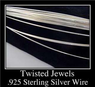 1oz (30Ft) .925 US Sterling Silver 22G Round HH Wire  