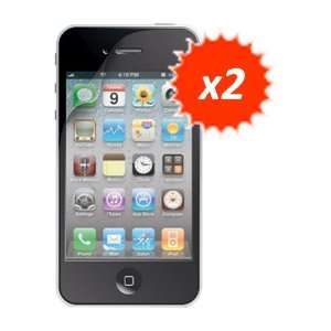  Pack of 2 Screen Protector UltraClear for Apple iPhone 4 