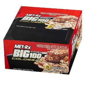 MET Rx® BIG 100 Colossal Meal Replacement Bar   Peanut Butter Caramel 