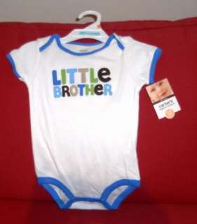 carters LITTLE BROTHER Onesie NWT U Pick Size  
