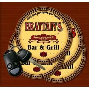  BRATTAINS Family Name Bar & Grill Coasters: Kitchen 