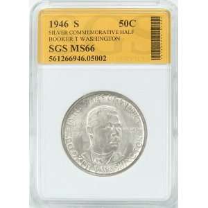  1946 S MS66 Silver Booker T Washington Commemorative Half 