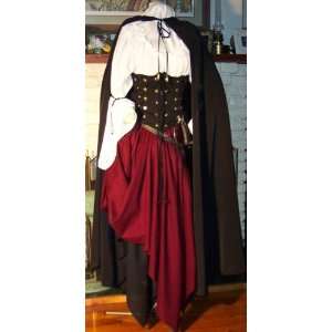  Renaissance Pirate Gown Dress Costume: Office Products