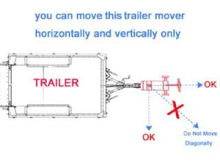 Electric Trailer Mover Dolly RV Boat Jet Ski ATV Utility Cart DC 12V 