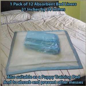   Pad Pack of 12  21x34 Blue Absorbent Pads