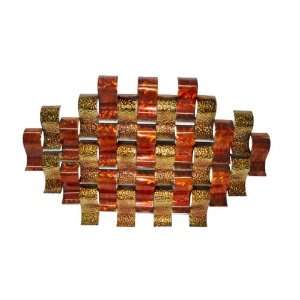  Abstract Metal Wall Art   Wave Pattern