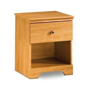  Zach Collection Night Stand in Florence Maple Finish By 