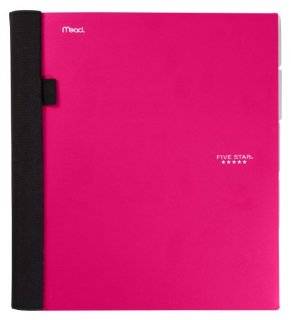 Five Star Advance Notebook, 5 Subject, 200 Count, College Ruled, Pink 