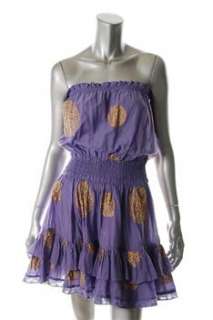 FAMOUS CATALOG Moda Purple Versatile Dress Sequin Eyelet XS  