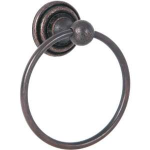   Highlands Towel Ring Closed Loop in Distressed Bron