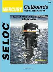 Mercury Outboards, 3 4 Cylinders, 1965 1989, (0893300136), Seloc 