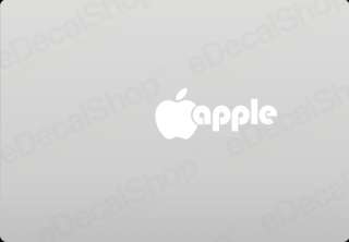 APPLE TEXT macbook pro skin vinyl decal sticker  