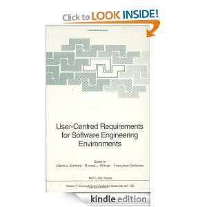User Centred Requirements for Software Engineering Environments (Nato 