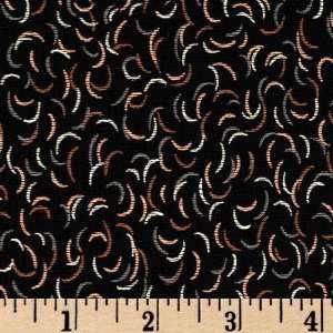  58 Wide Stretch Acetate Slinky Knit Amelia Black/Gold 