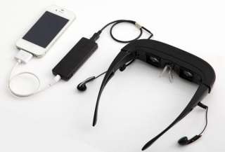 80 iTheater 2D 3D Virtual Video Glasses Esp Designed For i Phone 4 