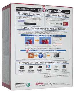 Buffalo BR PX68U2 BK x6 Speed Blu Ray External Burner  