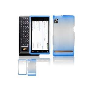   A855 Droid Graphic Case   Two Tone Ice Blue: Cell Phones & Accessories