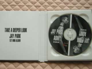 JAY PARK Take a Deeper Look Autographed CD Jaebeom 2PM  