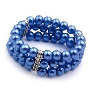  Acosta Jewellery   Blue Faux Pearl & Crystal   Fashion 