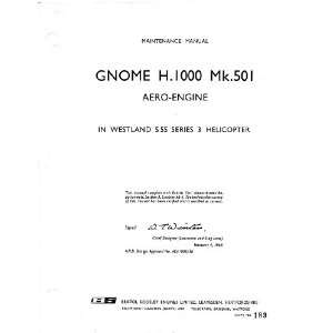  De Havilland Gnome Aircraft Engine Maintenance Manual De 