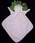 Woof N Poof PinK Crazy Ribbon Hair Doll Face Satin Security Blanket
