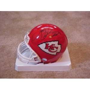 Larry Johnson Hand Signed Autographed Kansas City Chiefs Riddell 