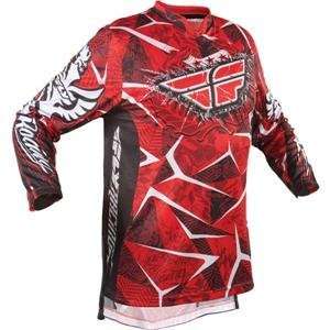    Fly Racing Youth Evolution Jersey   Large/Red Baron: Automotive