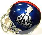 SUPER BOWL 46 XLVI NFL RIDDELL FULL SIZE FOOTBALL HELMET INDY  