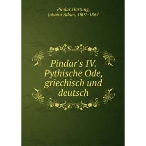   griechisch und deutsch Hartung, Johann Adam, 1801 1867 Pindar Books