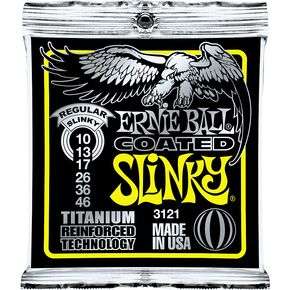 Ernie Ball 3121 Coated Electric Slinky Guitar Strings  