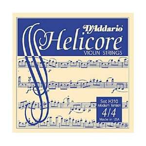  DAddario Helicore 4/4 Size Light Violin Strings (4/4 Size 