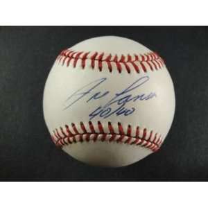  Jose Canseco Autograph 40/40 OBAL Baseball JSA Cert 