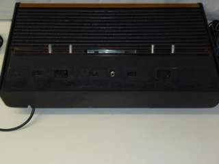 Vintage Atari 2600 System WoodGrain Console  