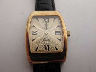 Vicence Quartz 14KT Gold Milor Watch  
