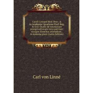   animalium . in systema plant (Latin Edition) Carl von LinnÃ© Books