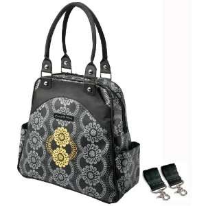   Bottom Glazed Evening in Innsbruck Sashay Satchel with Stroller Clips