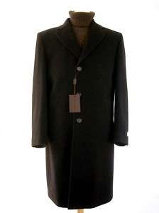 1,495 NWT Saks Charc Pure Cashmere Coat46R/48R ITALY  