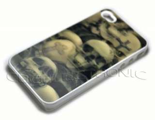New Skull 3D Effect Hard Case Back Cover for Iphone 4G